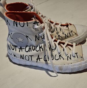 Converse UNT1TL3D Hi Not a Chuck White